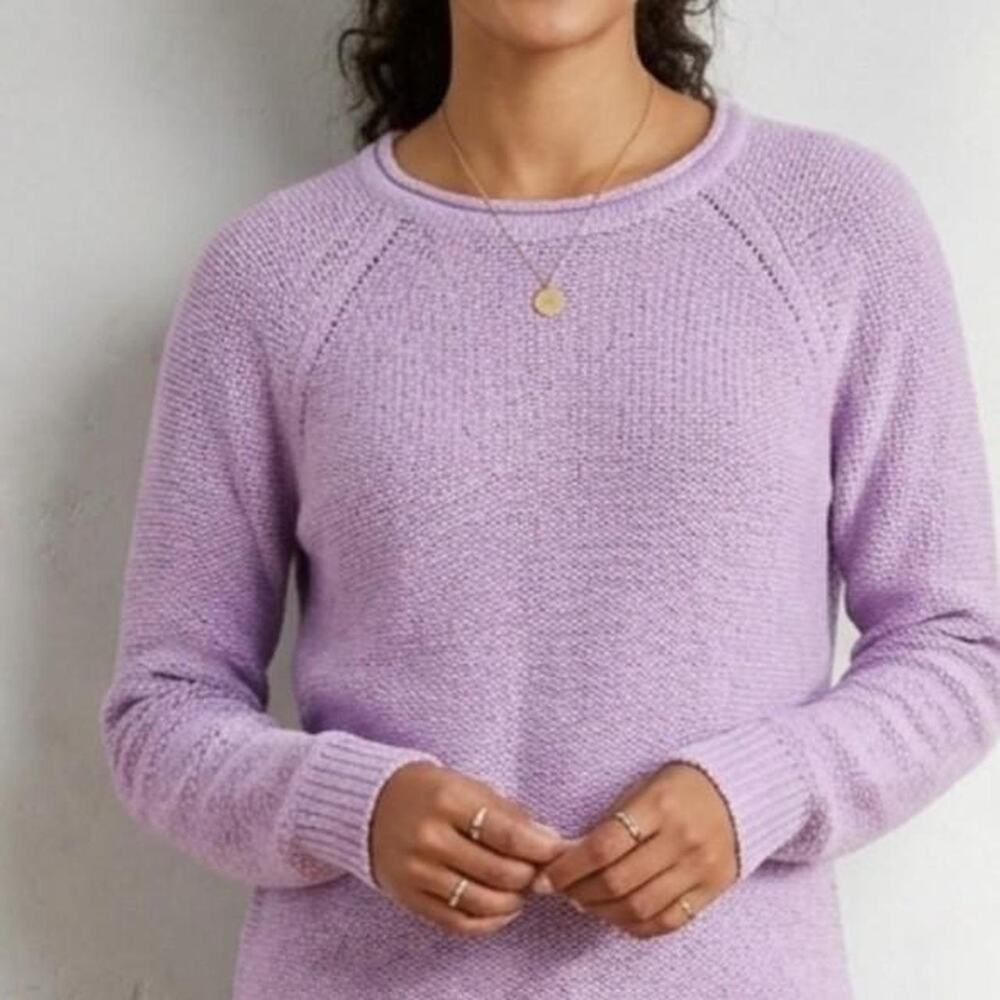 Llbean lavender sweater in size